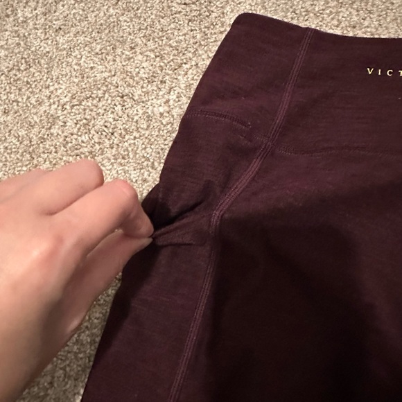 Victoria's Secret Burgundy Leggings - Picture 5 of 6